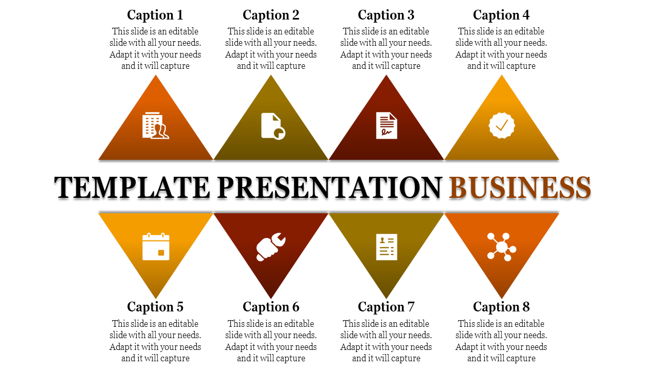 Free - template presentation business